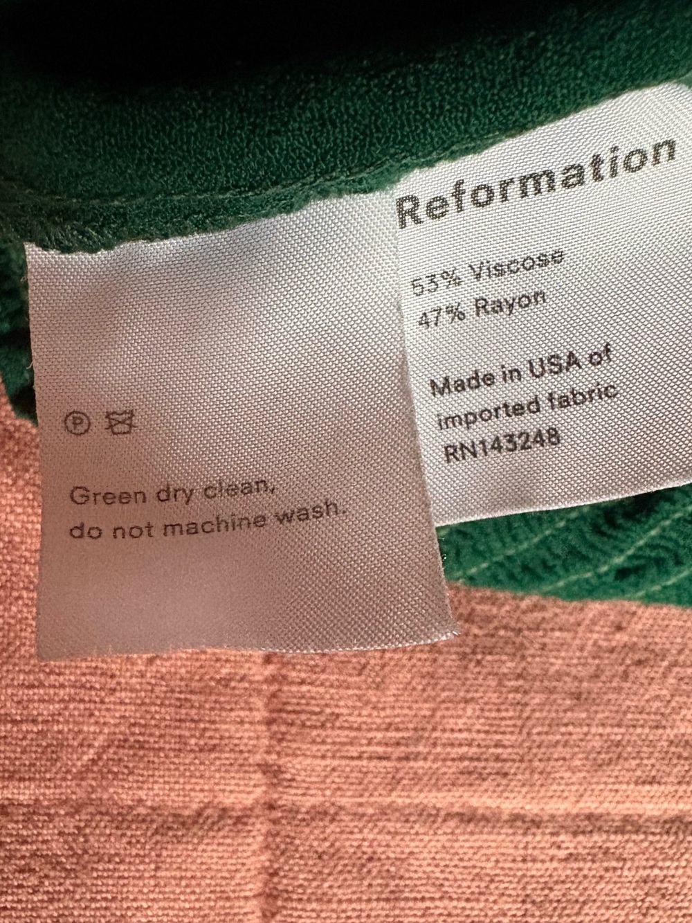 Reformation Long Sleeve Top- Size 0- Green- Sweetheart Neckline - Picture 10 of 13